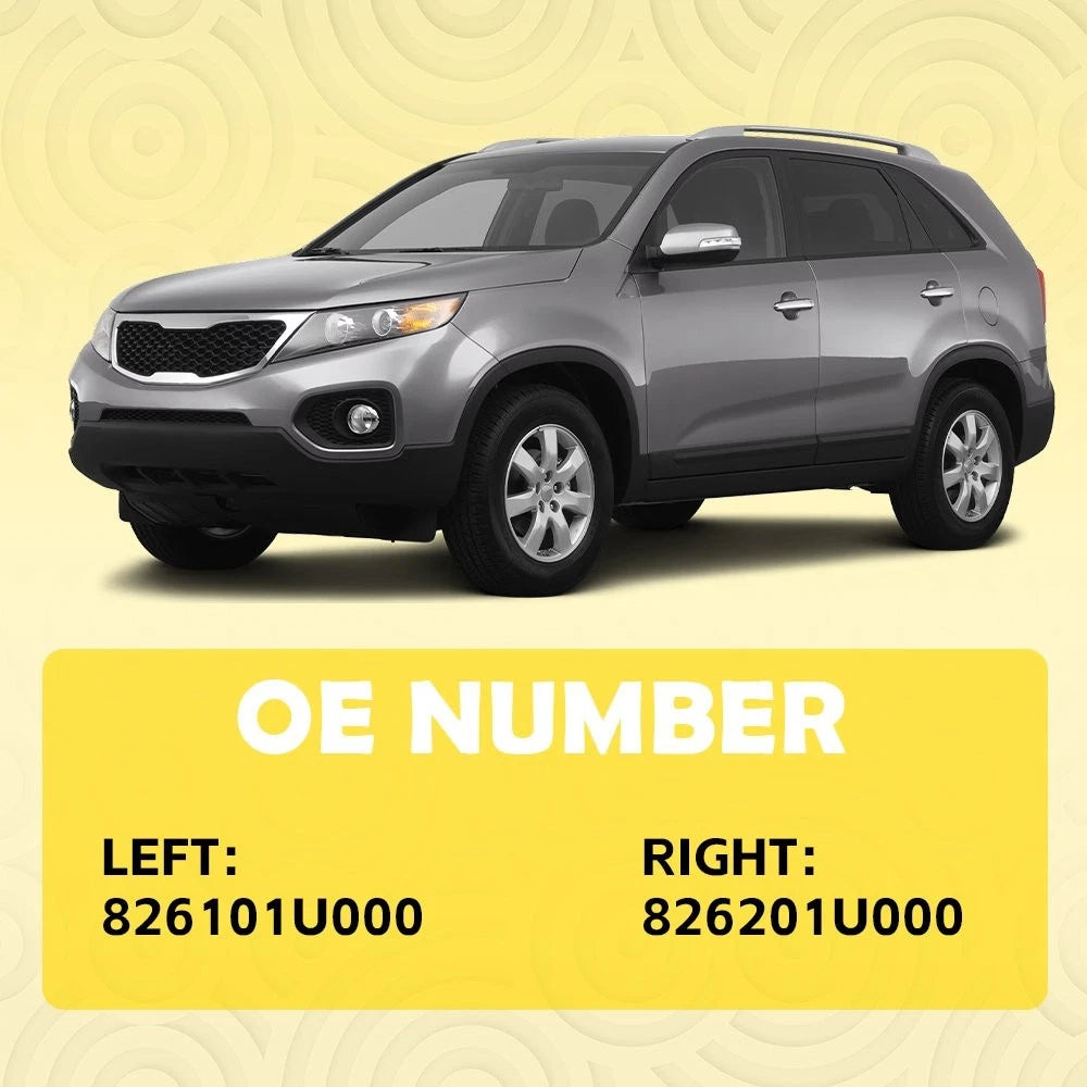 Interior Door Handle Set of 2 for Kia Sorento (2012–2015)
