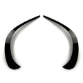 Gloss Black Front Bumper Spoiler Air Vent Outlet Trim for Benz GLC X253 (2021)