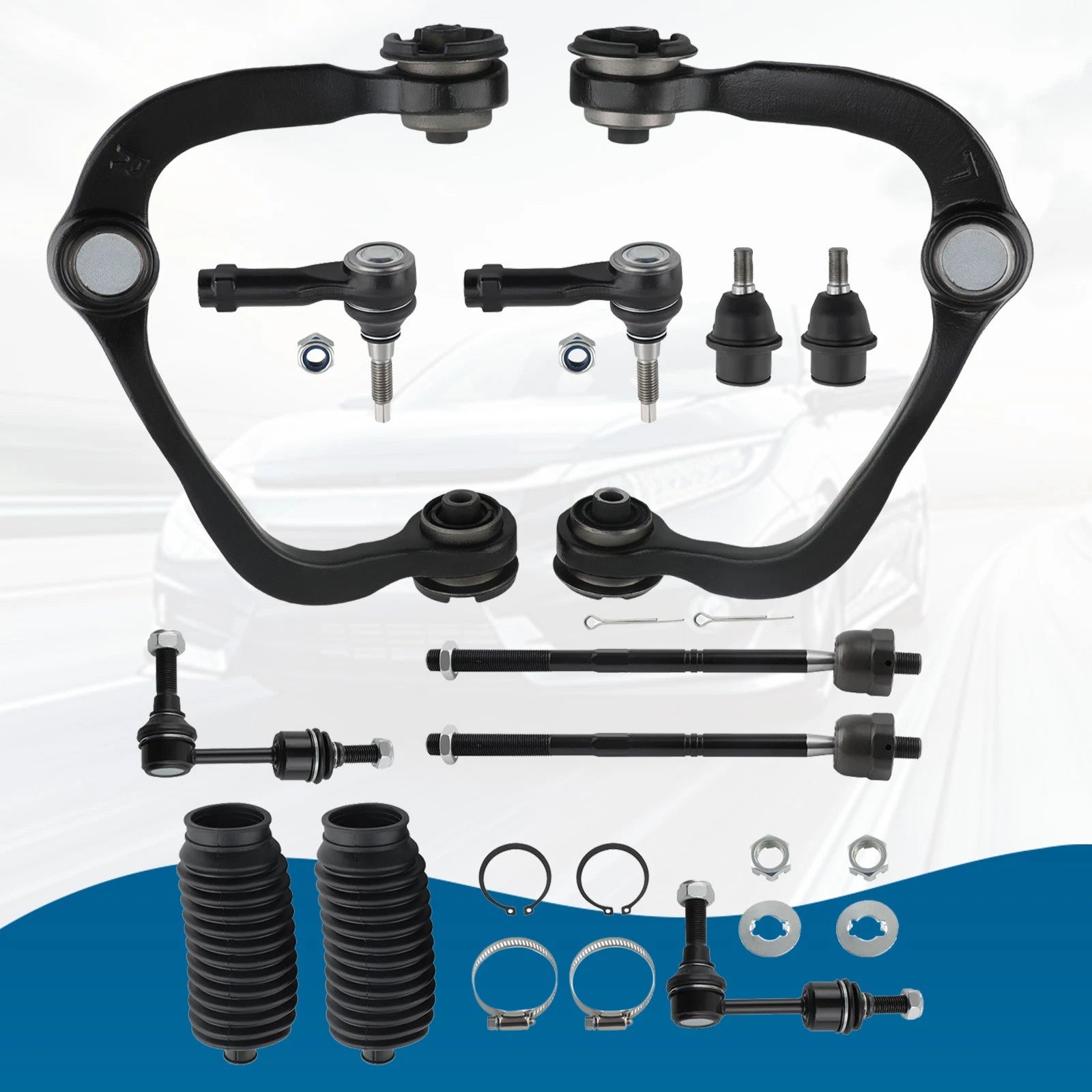 12Pcs Front Upper Control Arm Ball Joint for Ford F-150 (2004–2005) 2WD
