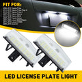 2X LED License Plate Light for Toyota Prius RAV4 Matrix (YYYY–YYYY)