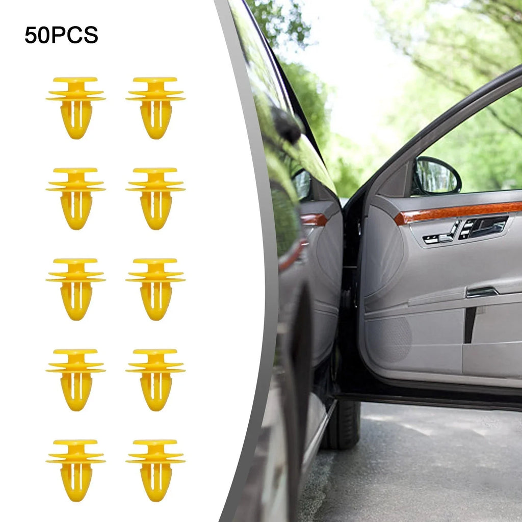 Panel Clips Fasteners Yellow ABS for Volvo S80 S40 S60 C30 C70