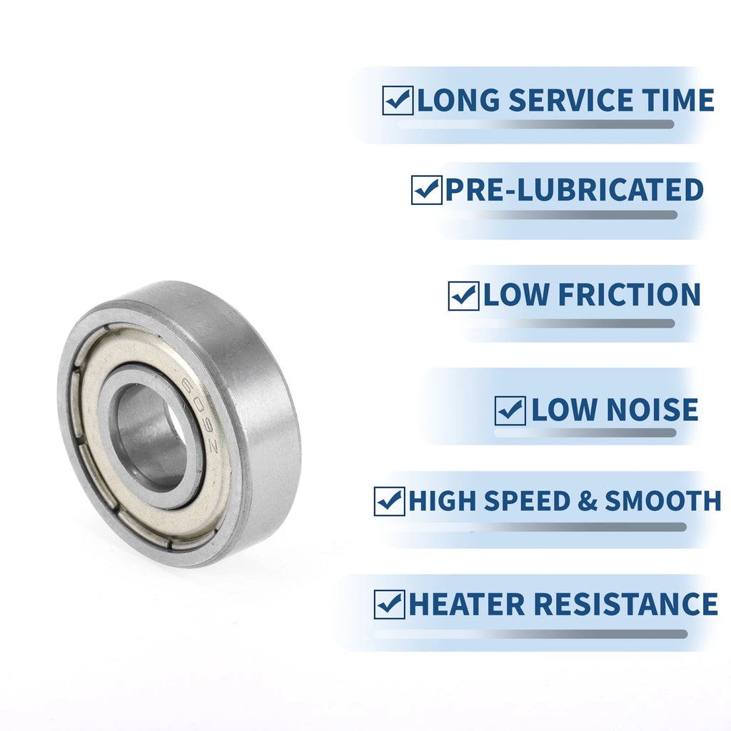 609ZZ Deep Groove Ball Bearing for Scooter Skateboard Wheel (1 Pc)