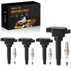 4X Ignition Coils & Iridium Plugs for Mazda 3 2.5L (2014–2022) PE0118100A