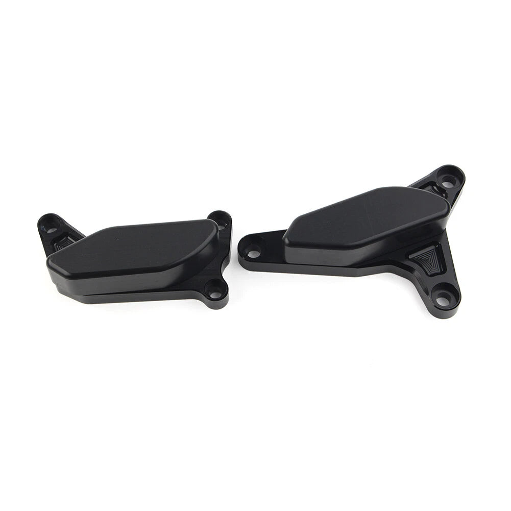 CNC Black Engine Case Slider Protector Cover for Yamaha FZ1 FZ8 (2006–2016)