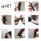 Rear Bumper Trim Lip Spoiler Stickers for A-Class A160 A250 A35 AMG (2013-2023)