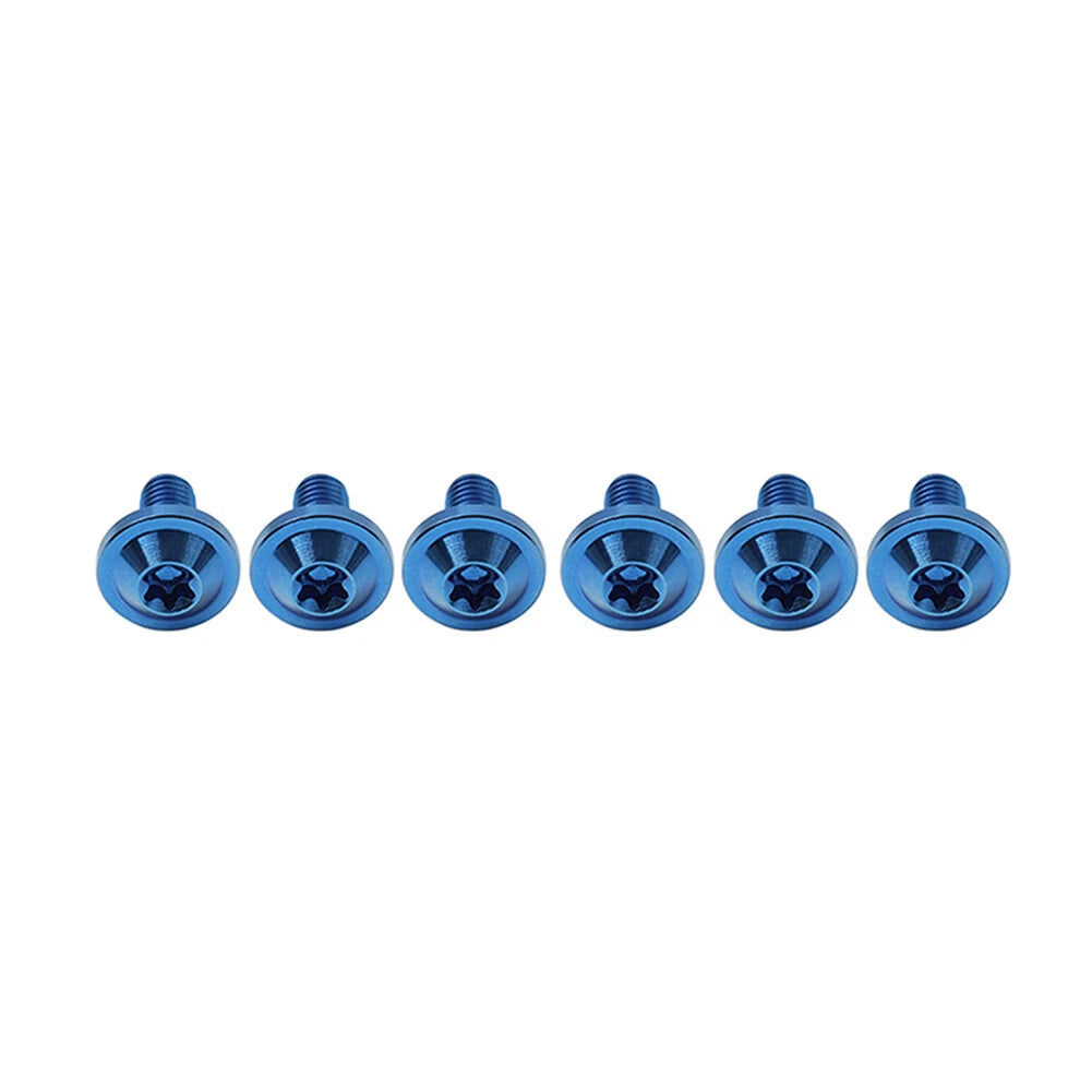 6X M6x25mm Titanium Alloy Torx Head Bolts for Bike Motor