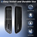Side Fender Air Vents Trim Cover for BMW E46 M3 (2001–2006) Matte Black