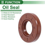 Set of 5 Oil Seal Rotary Shaft Seal FKM Rubber 22x45x8mm