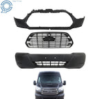 Front Bumper Assembly with Grille for Ford Transit 150 250 350 (2015-2019)