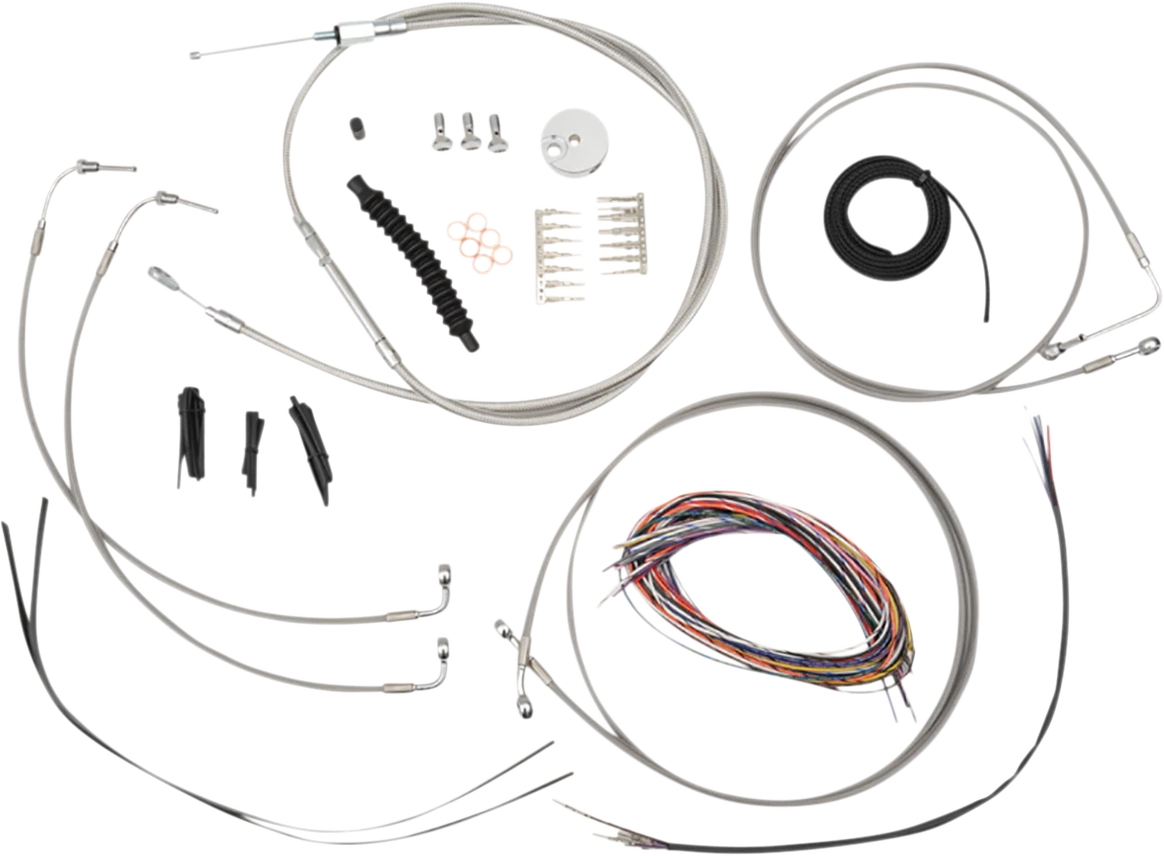 Handlebar Cable/Brake Line Kit for LA Choppers (Quick Connect, Mini)
