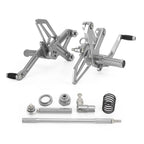 CNC Aluminum Rearsets Footpegs for Kawasaki Ninja ZX 25R (2020–Present)