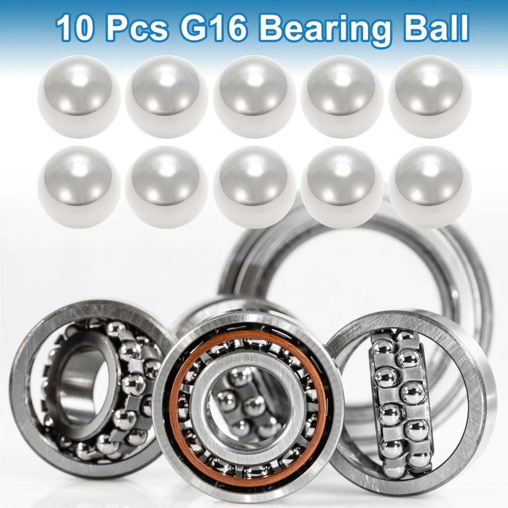 Set of 10 Steel Bearing Balls G16 17.5mm for Various Applications