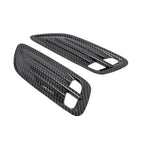 Pair of Carbon Look Hood Vent Scoops for KIA Stinger (2018–2023)