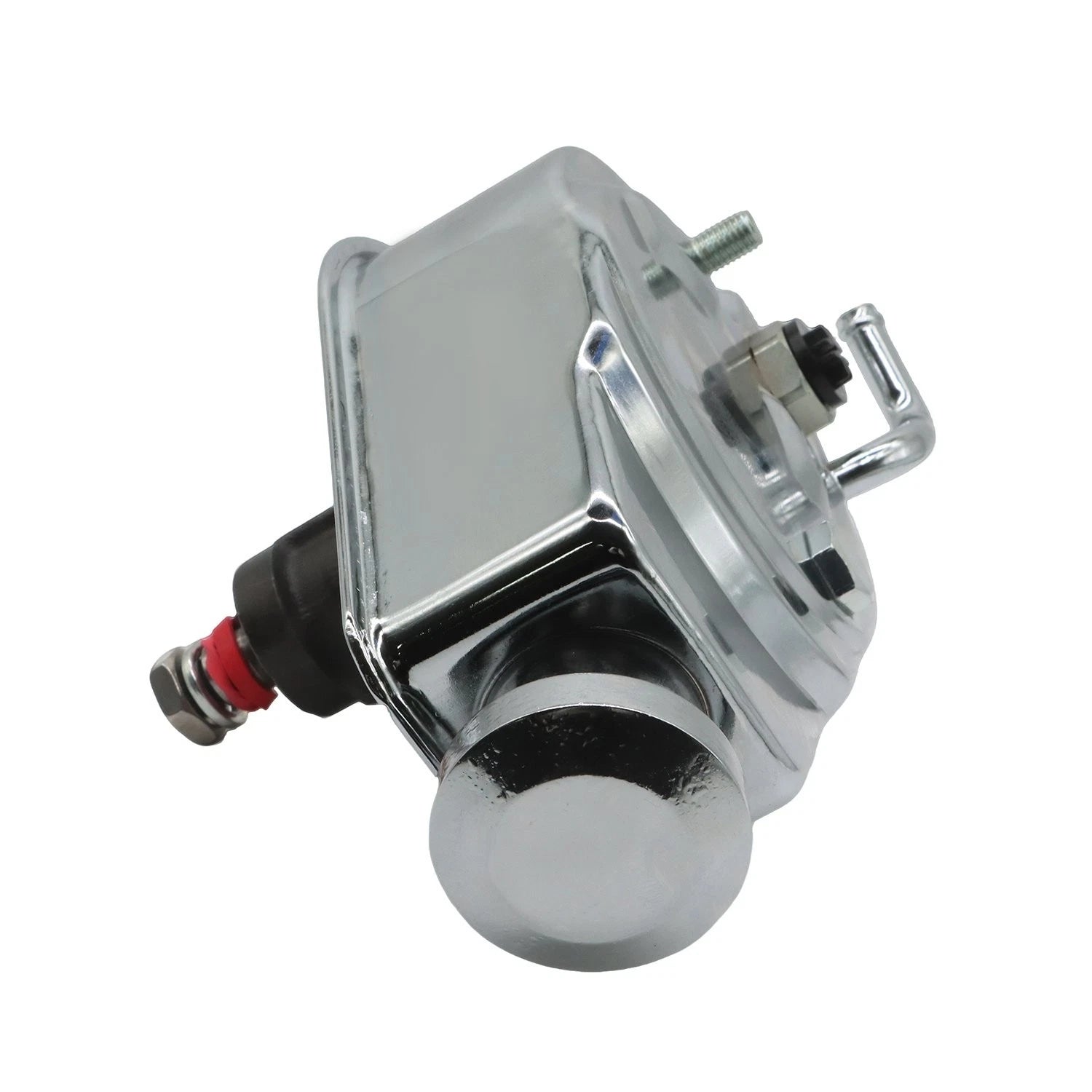 Power Steering Pump for Chevy SB BB 350 454 (Chrome, 5/8" Key Way)