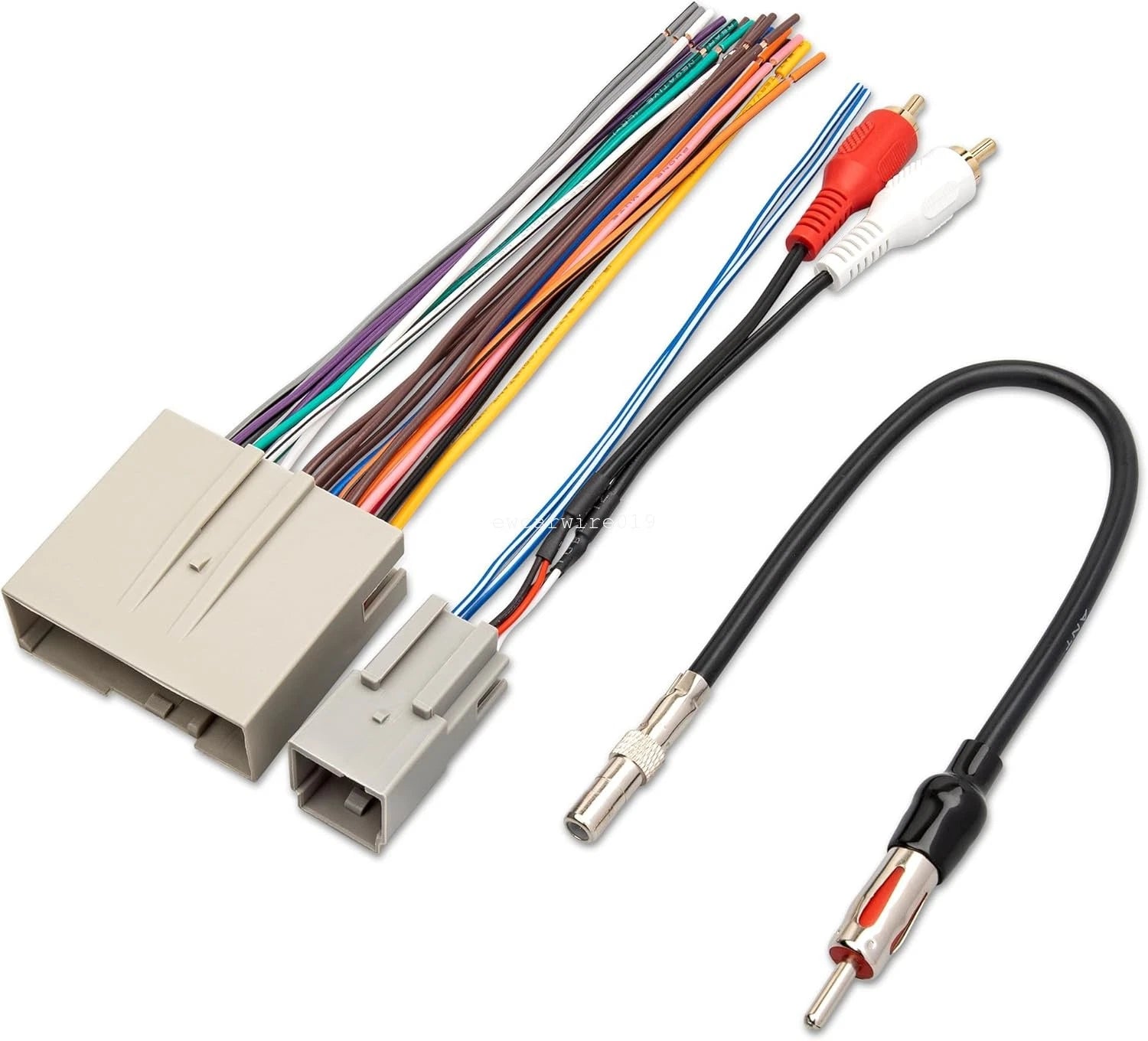Radio Wiring Harness with Antenna Adapter for Ford F-150 Mustang (2004–2009)