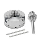 4 Jaw Chuck Zinc Alloy with M12x1 Drill Rod for Mini Lathe Machines (N/A)