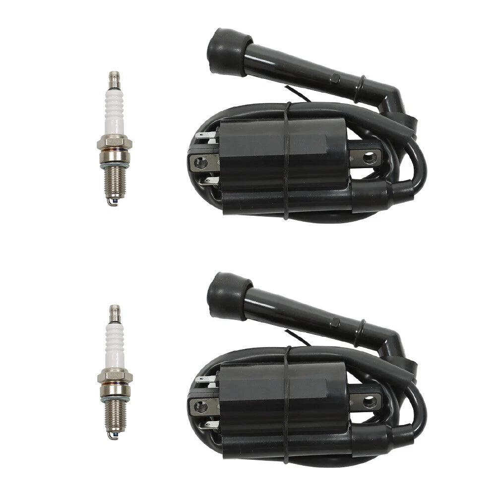 2X Ignition Coil Spark Plug for Suzuki Intruder VS700 VS750 VS800 (1986–2004)