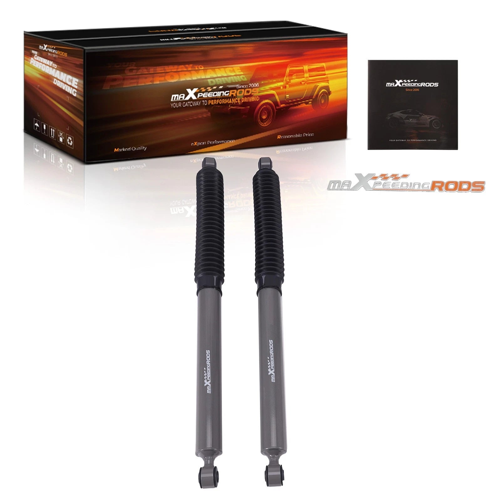 Front 7-8" Suspension Lift Shock for Ford F-250 F-350 (1999–2004)