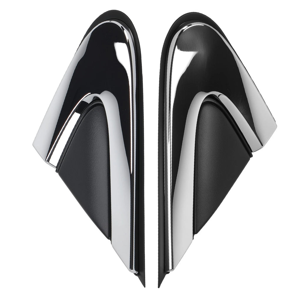 Set of 2 Mirror Flag Applique Trim for Chrysler 200 (2015–2017) 5NJ501XFAB Chrome LH RH