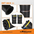 2X Rear L/R Air Shock Strut Suspension Bellows for Hummer H2 (2004–2009)