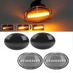 Sequential LED Side Marker Blinker Lights for Fiat 500 500e 500c Abarth