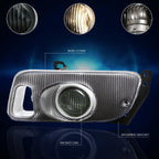 OE Style Smoked Lens Bumper Fog Lights + Switch for Honda Civic (1992–1995)