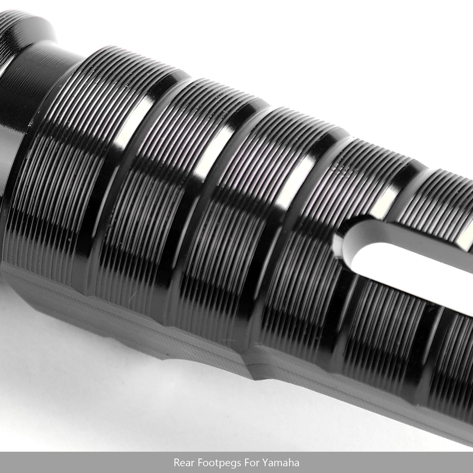 MT10 Black CNC Rear Pegs for Yamaha MT07, FZ10, FZ07, MT09, FZ09 (2014–2023)