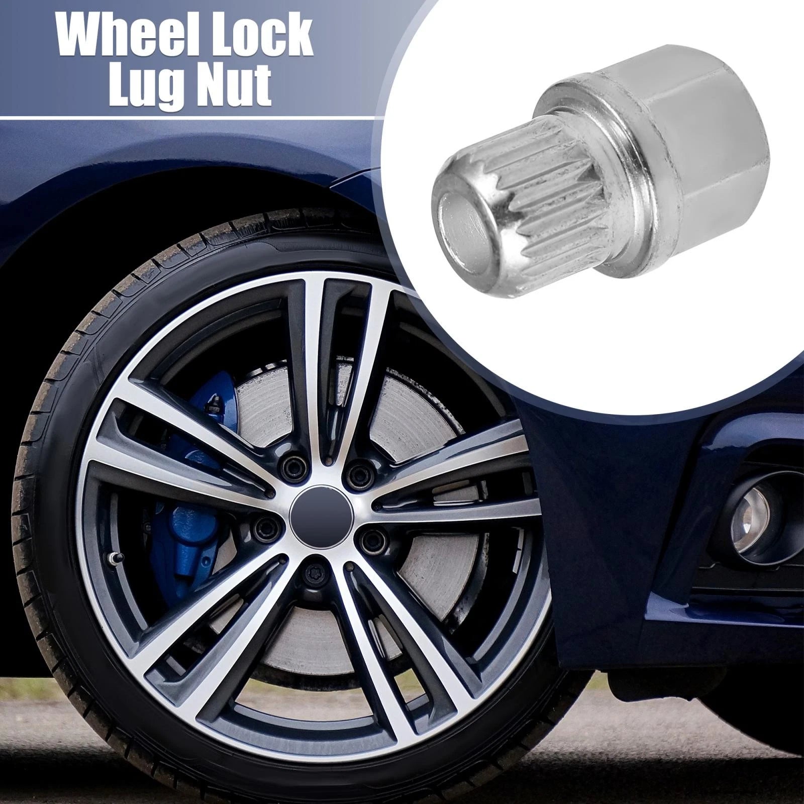 Hollow Car Anti Theft Wheel Lock Lug Nut Screw Removal Key for BMW 