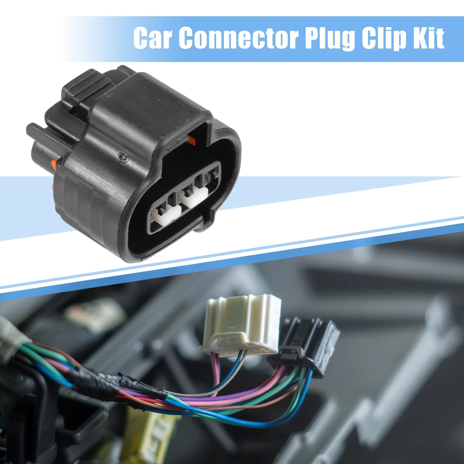 Set of 3 Pin Speed Sensor Connector Adapter Plug for Toyota 