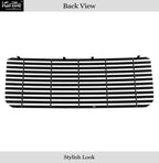 Upper Black Wide Rivet Studs Billet Grille for GMC Sierra 2500/3500 (2015-2019)