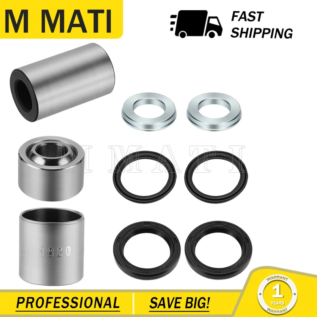 Front Lower Shock Bushing Kit for Honda Sportrax 400 TRX400EX (1999–2004)
