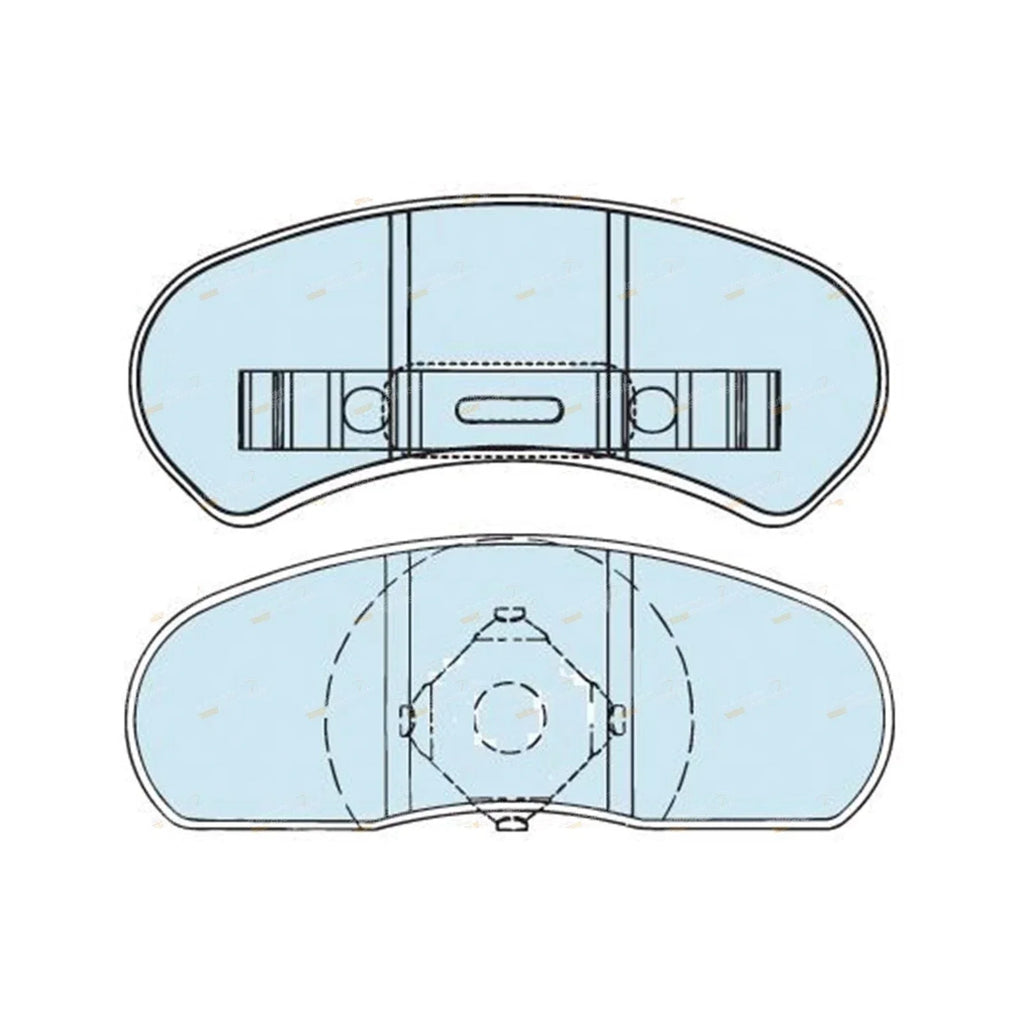Rear Disc Brake Pad Set for Ford Falcon Fairmont XB XC XD (1973-1982)