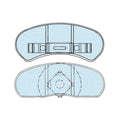 Rear Disc Brake Pad Set for Ford Falcon Fairmont XB XC XD (1973-1982)