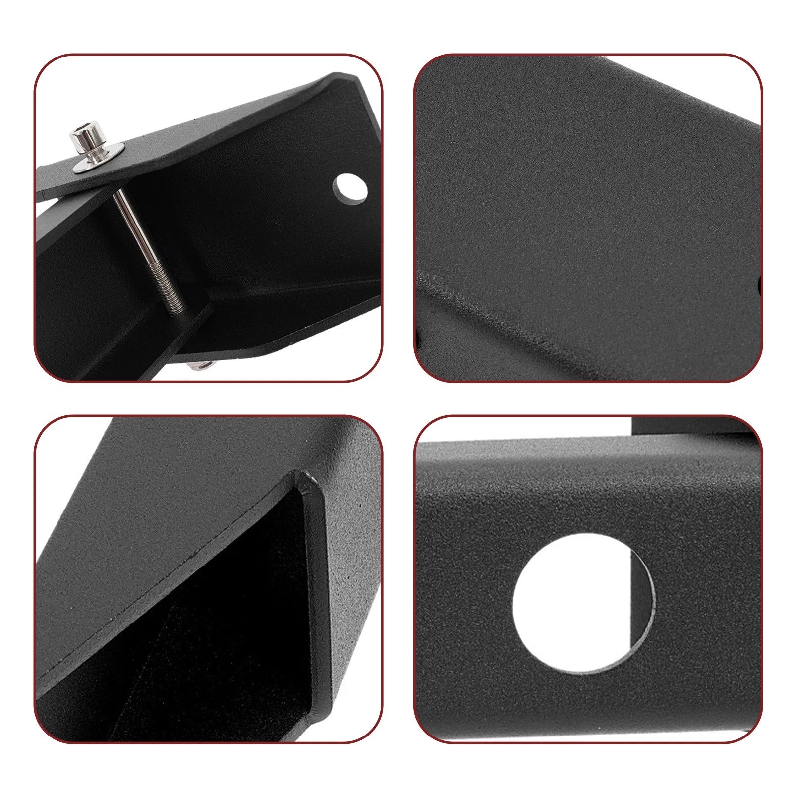 Set of 2 Rear Tailgate Door Hinge Mounting Brackets for Jeep Wrangler TJ (1997–2006)