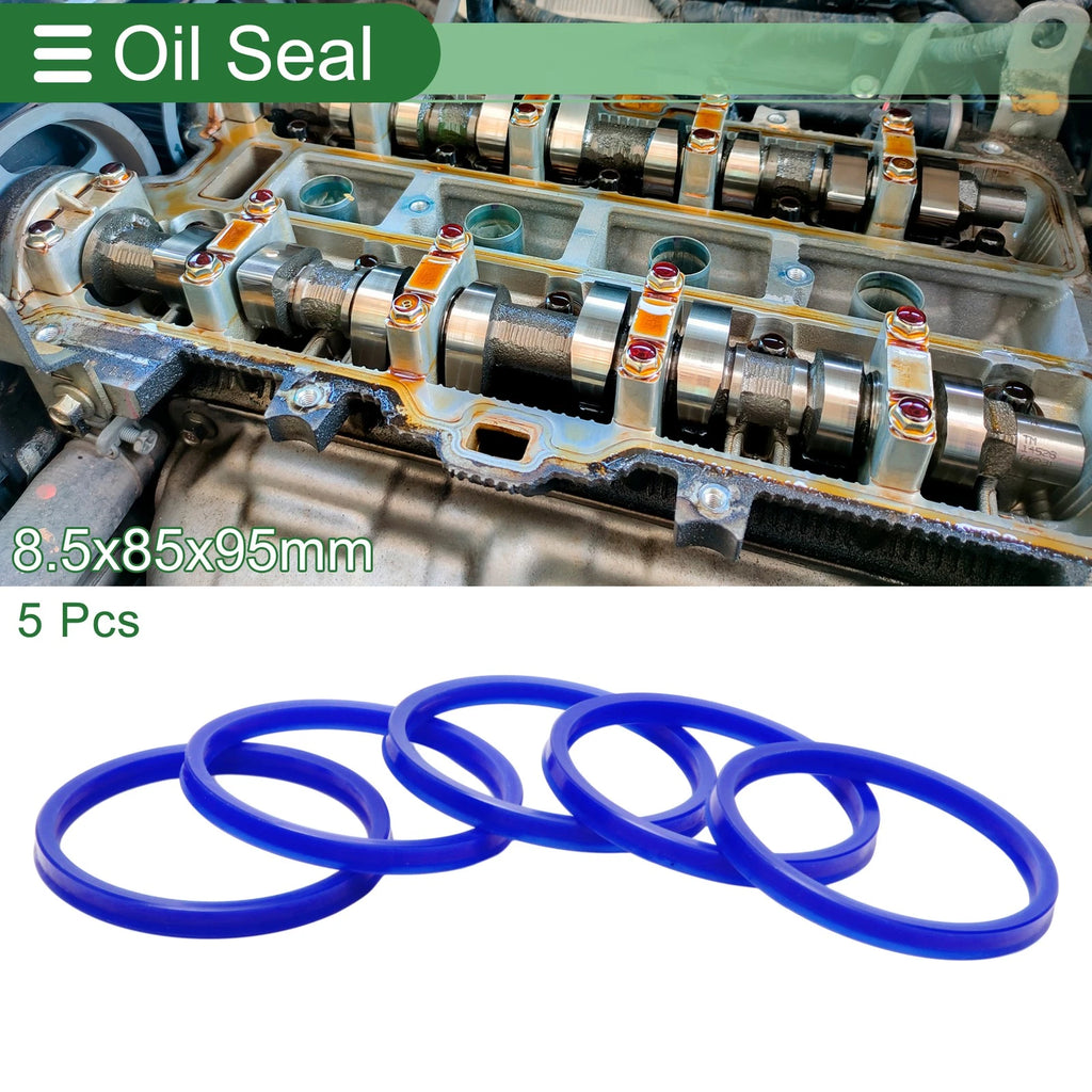 Set of 5 Oil Seal Rotary Shaft Seal TPU 85x95x8.5mm High Pressure