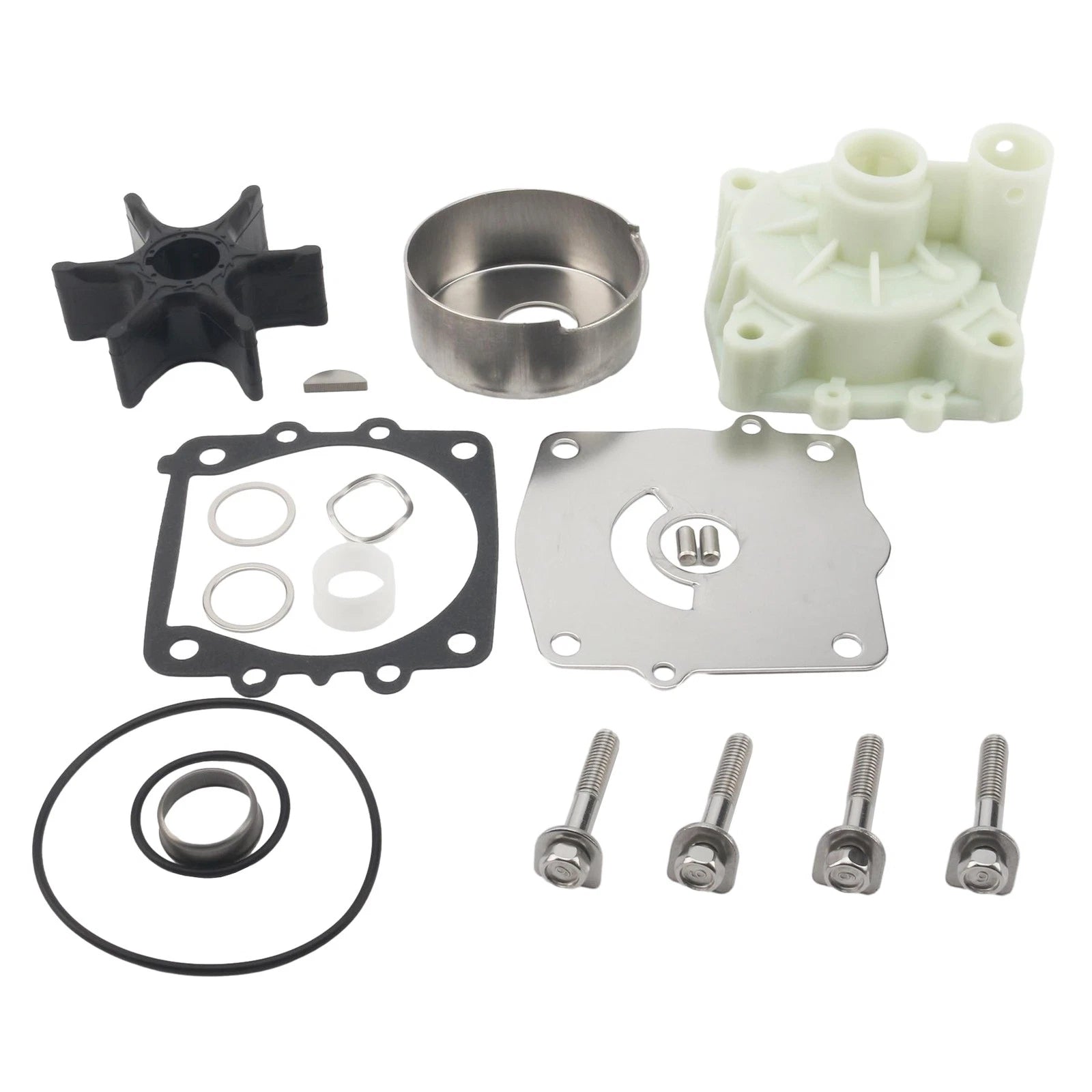 Water Pump Impeller Repair Kit for Yamaha Outboard (61A-W0078-A3, 61A-W0078A1-00)