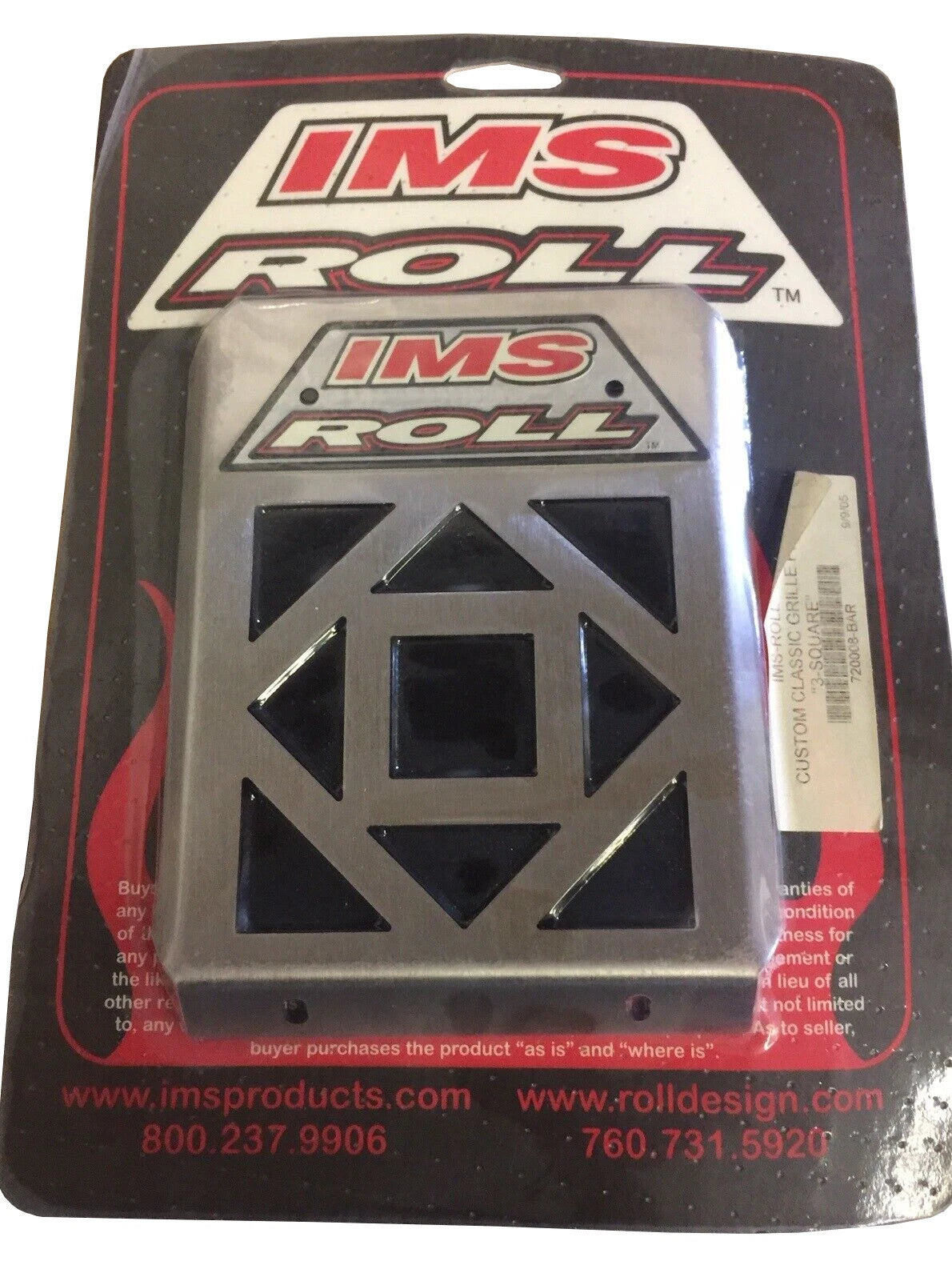 Front Bumper Grille Plate for IMS Roll Design Classic ATV (Custom)