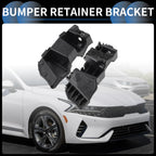 1 Pair Front Bumper Retainer Bracket for Kia K5 (2020–2022) Black ABS