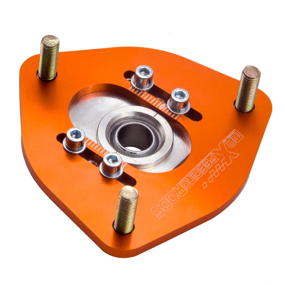 Pair Pillow Ball Camber Plates for Nissan 200SX 240SX (S13–S15)