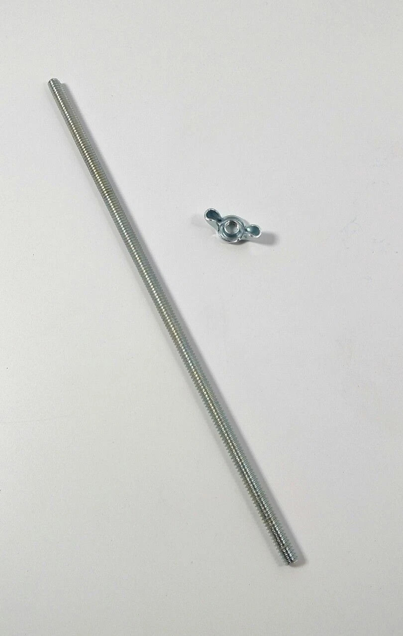Threaded Rod Wing Nut for 1/4-20 Round Air Cleaner Hold Down (9 in)