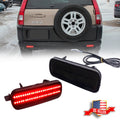 Smoked Rear Bumper Reflector LED Tail Lights for Honda CR-V (2002–2004)