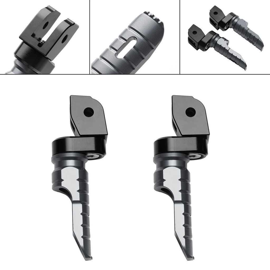 Front Footrests Foot Pegs for Ducati Multistrada 1200/1200S/1200 Enduro (2010–2019)