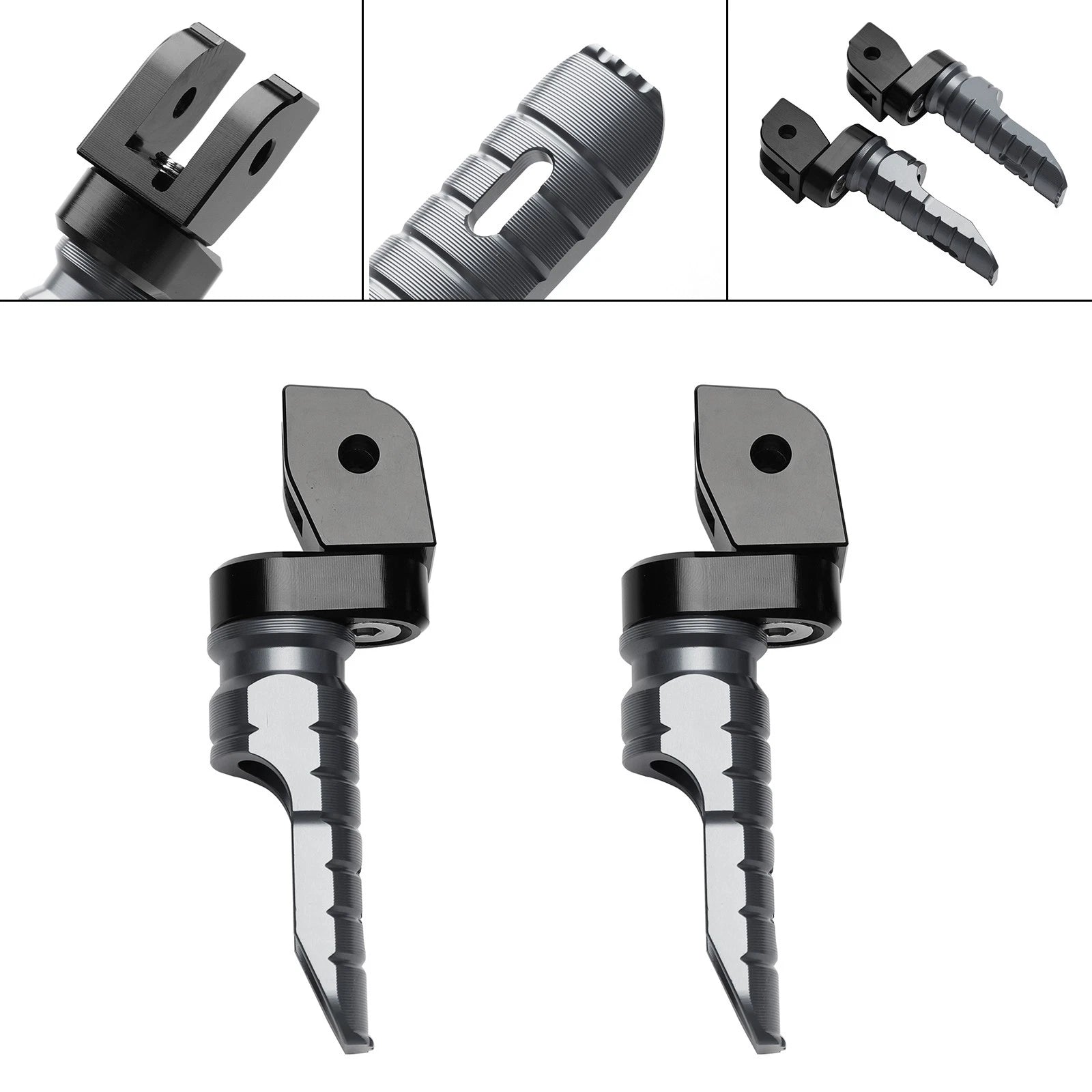 Front Footrests Foot Pegs for Ducati Multistrada 1200/1200S/1200 Enduro (2010–2019)