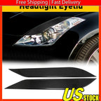 Carbon Fiber Headlight Eyelids for Nissan 350Z (2003–2009)