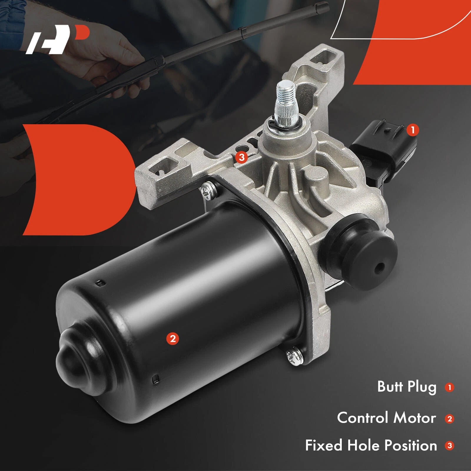 Front Windshield Wiper Motor for Toyota Highlander (2014-2019)