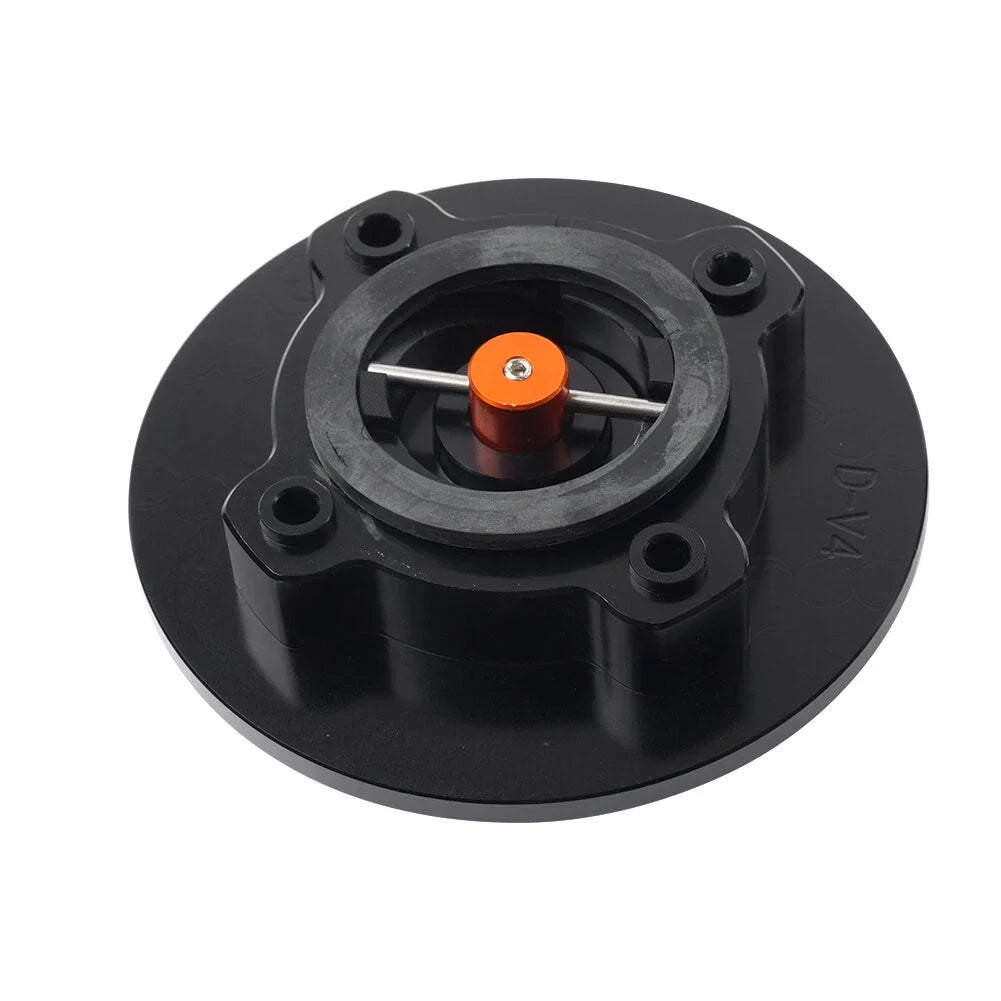 4-Hole Gas Fuel Tank Cap Cover CNC Orange for DUCATI Panigale V4/S/R (2018-2021)