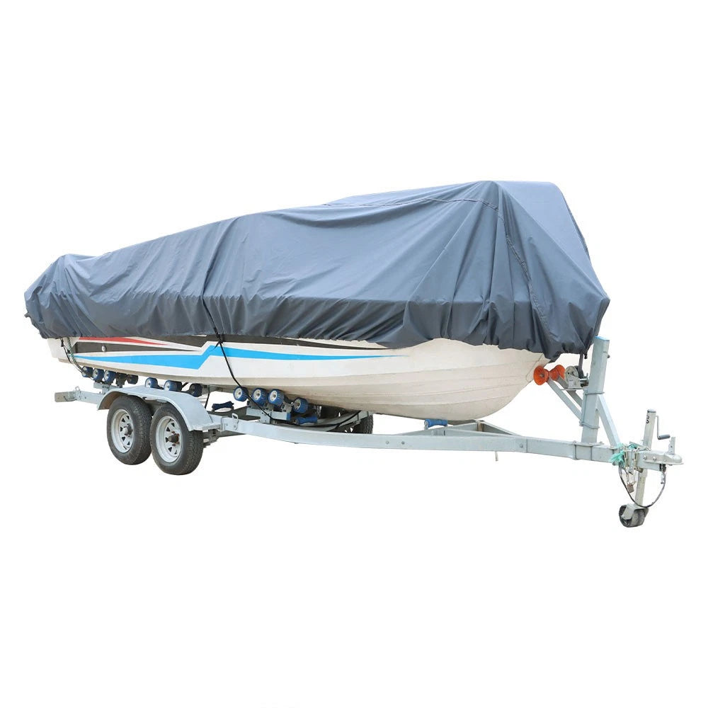 Boat Cover for V-Hull (2017â2019) 210D Gray
