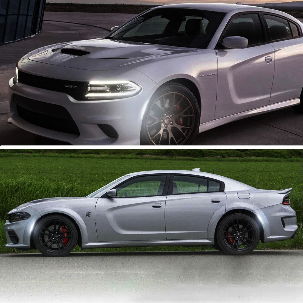 White LED Strip Side Marker Lights for Dodge Charger (2015-2022)