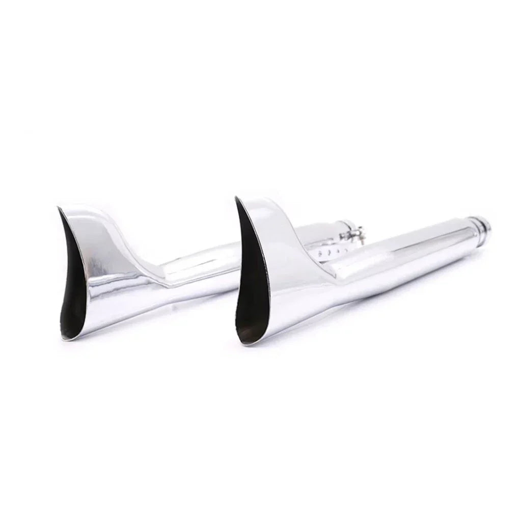 Universal Motorcycle Exhaust Muffler Fishtail Pipe for Harley