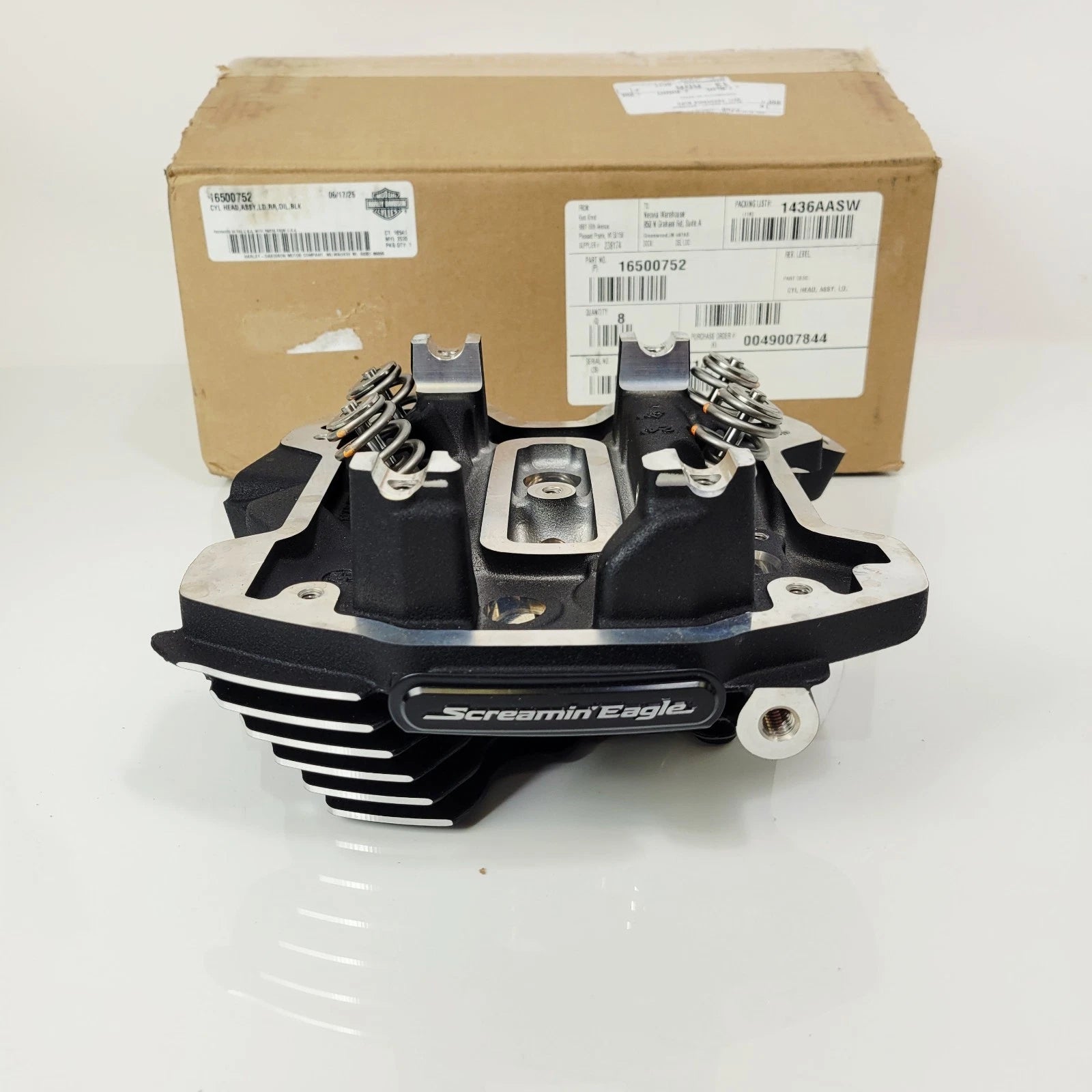 CNC Ported Rear Cylinder Head for Harley-Davidson Screamin’ Eagle